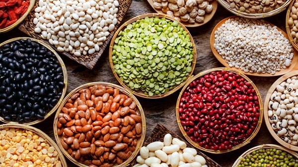 Các loại đậu giàu protein thực vật và chất xơ