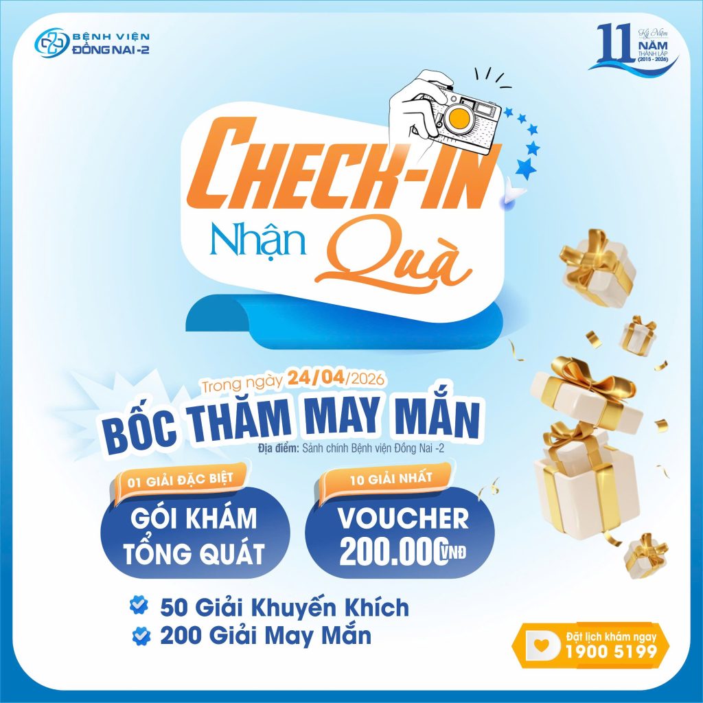 Hoạt động Check - In Nhận Quà kỉ niệm 11 năm Bệnh viện Đồng Nai -2