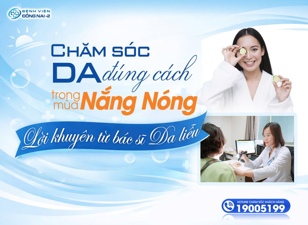 Chăm sóc da mùa nắng