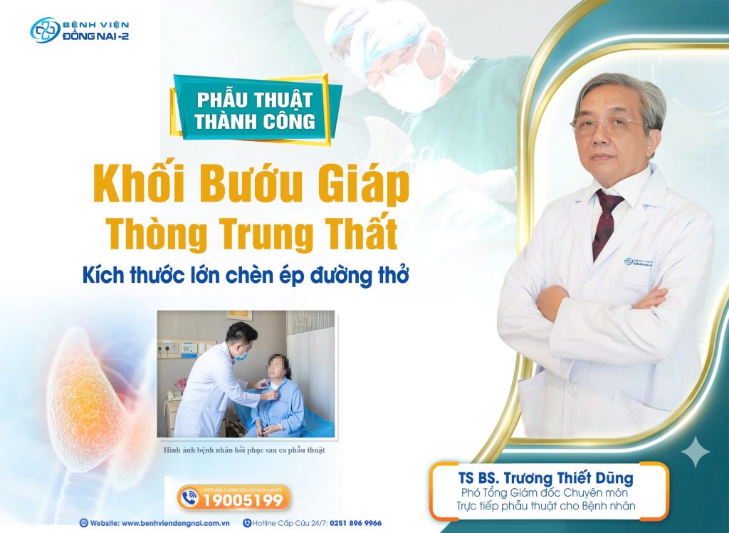 Phẫu Thuật Khối Bướu Giáp Thòng Trung Thất - TS.BS. Trương Thiết Dũng