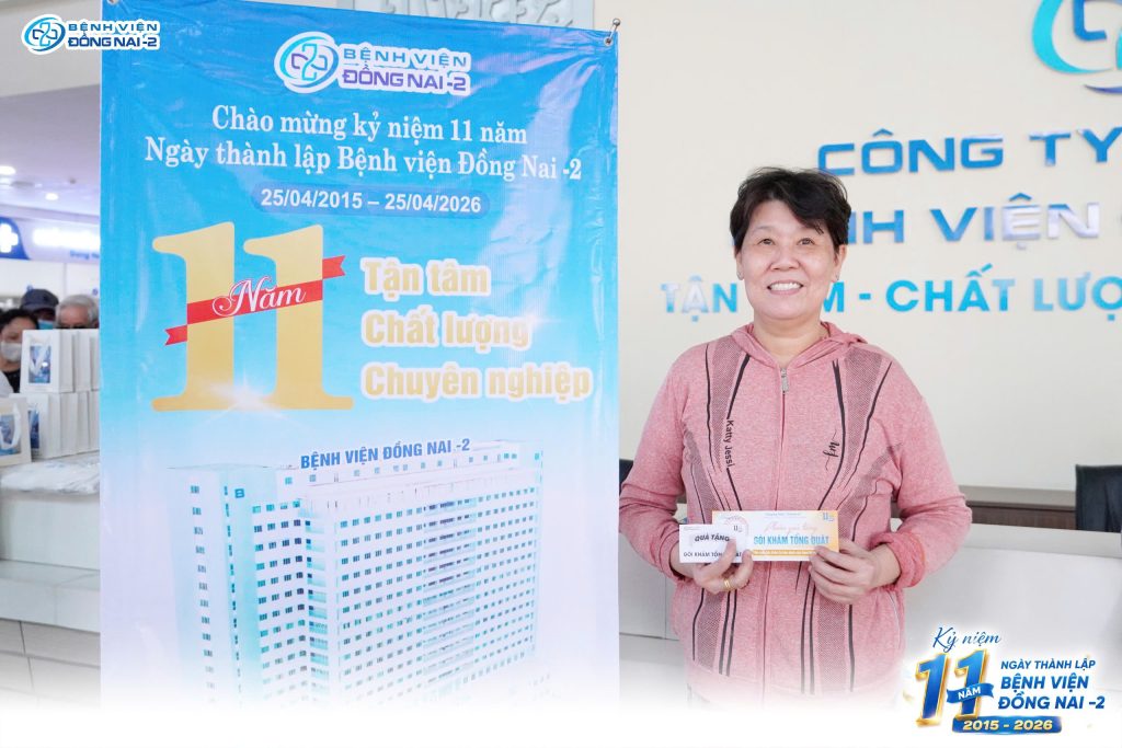 Kỉ niệm 11 năm: Khách hàng may mắn trúng gói khám tổng quát