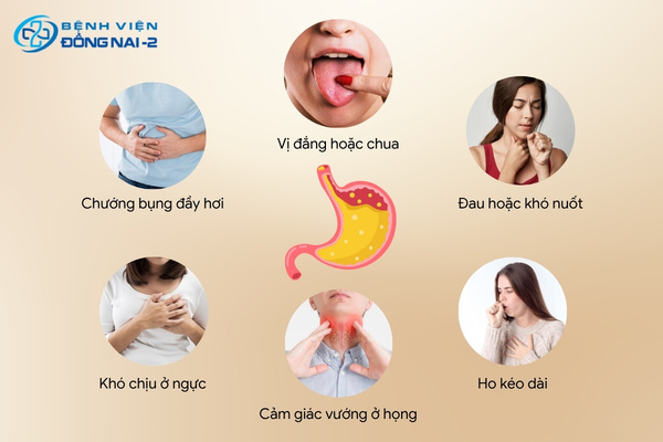 Các triệu chứng trào ngược dạ dày thực quản thường gặp