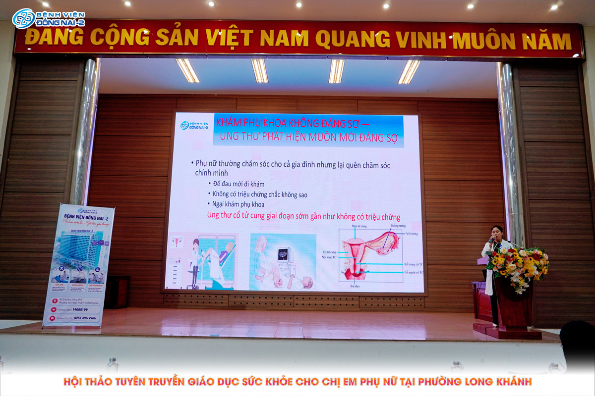 Sức khỏe phụ nữ sau 35 tuổi: Hội thảo tại Long Khánh