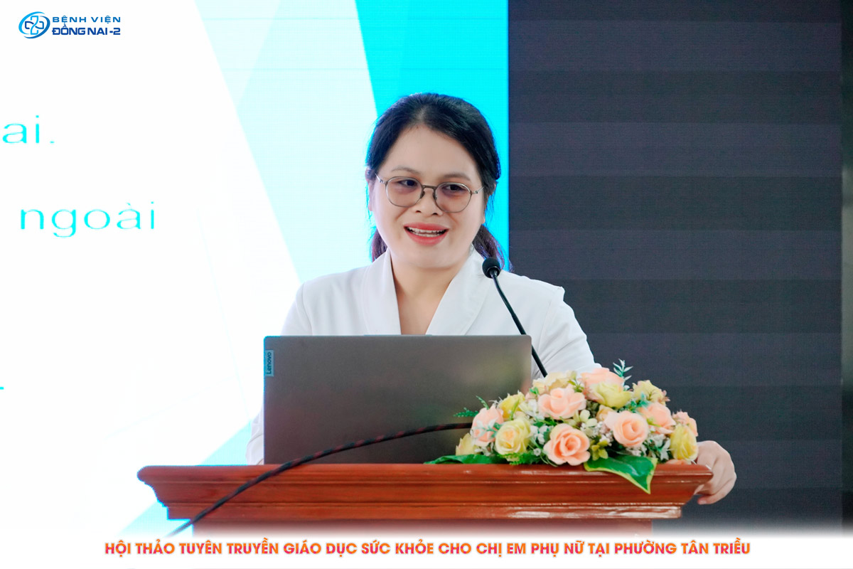 Ung thư cổ tử cung: Hội thảo sức khỏe phụ nữ tại Tân Triều