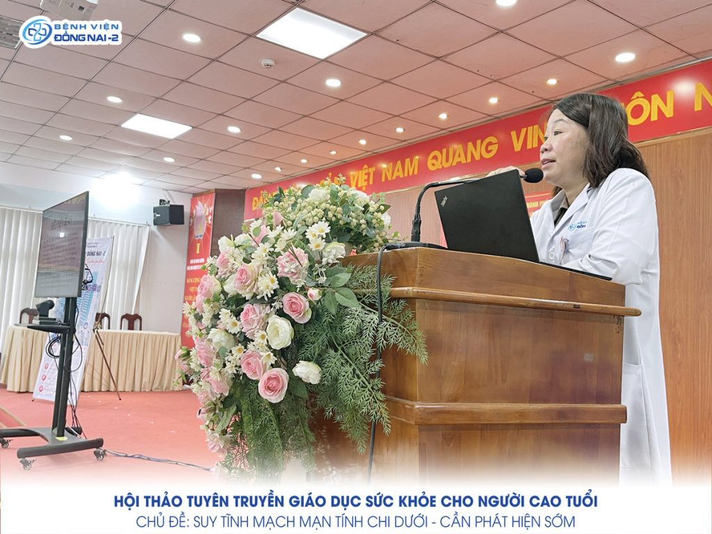 Suy tĩnh mạch chi dưới: Hội thảo sức khỏe tại phường Long Bình