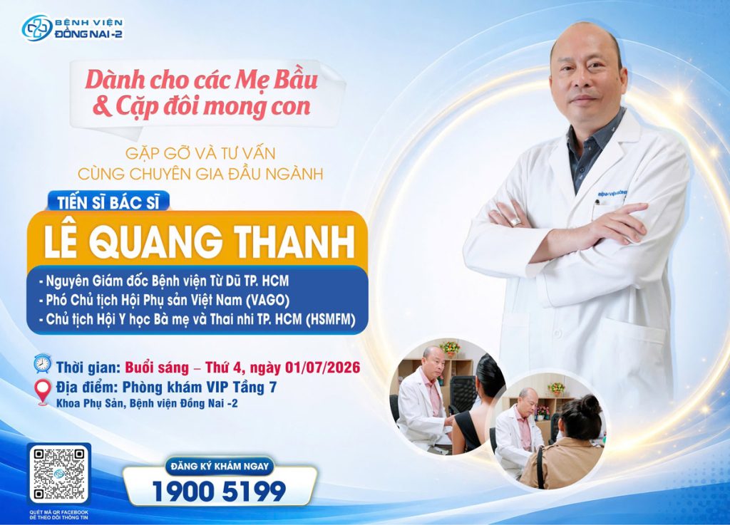 TS.BS Lê Quang Thanh khám tư vấn Sản Phụ khoa tại Đồng Nai