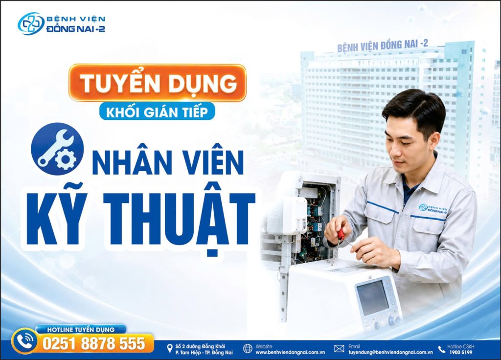 Tuyển Dụng Nhân Viên Kỹ Thuật Tháng 6/2026