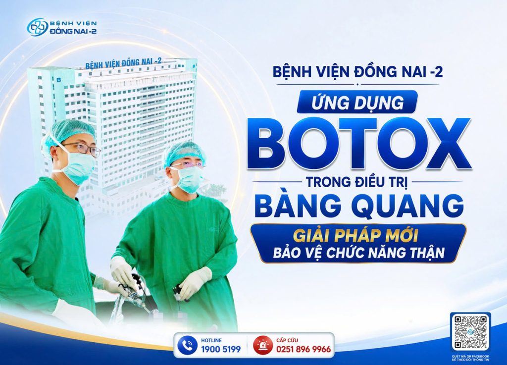 Kỹ thuật tiêm Botox bàng quang tại Bệnh viện Đồng Nai -2