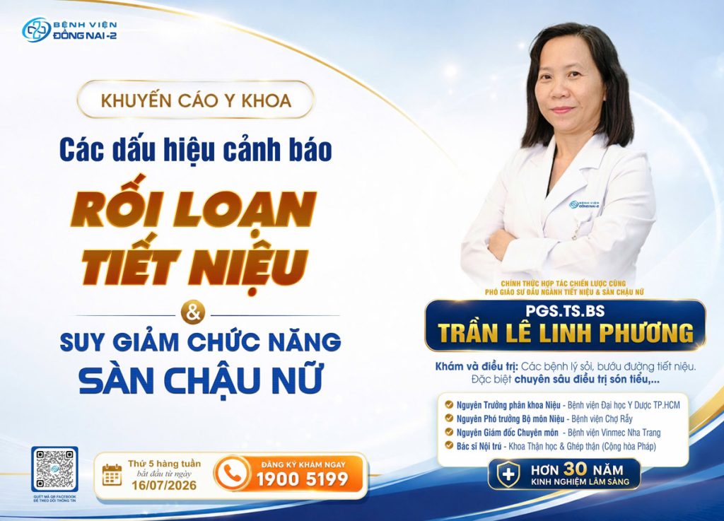 Rối loạn tiết niệu và sàn chậu nữ: Dấu hiệu cảnh báo