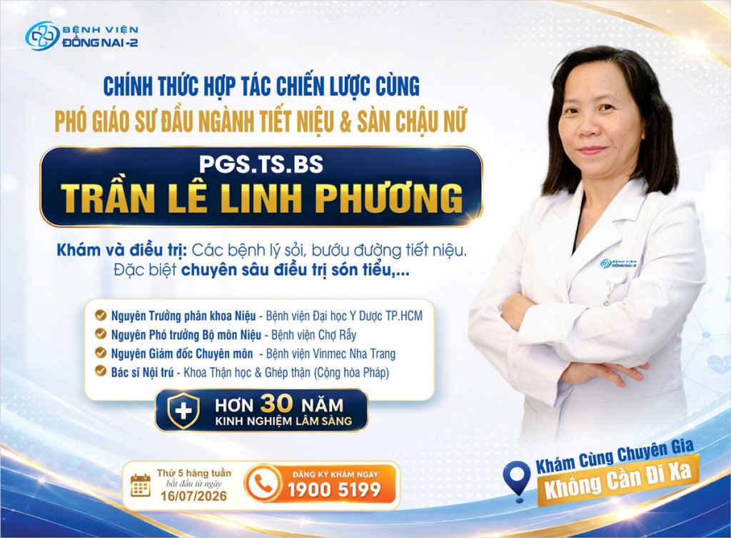 PGS TS BS Trần Lê Linh Phương khám Tiết niệu tại Bệnh viện Đồng Nai -2
