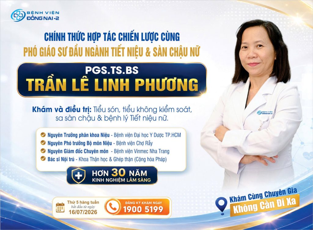 PGS TS BS Trần Lê Linh Phương khám Tiết niệu tại Bệnh viện Đồng Nai -2