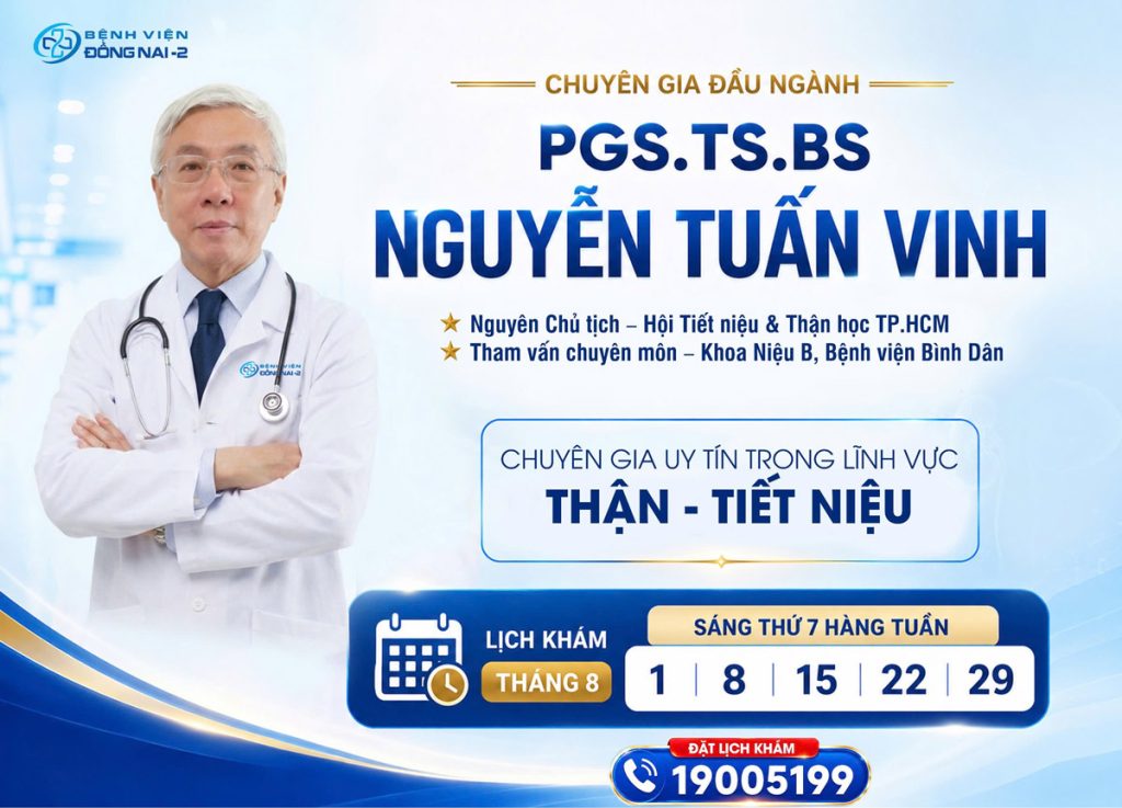 Khám Thận - Tiết niệu cùng PGS. TS. BS. Nguyễn Tuấn Vinh