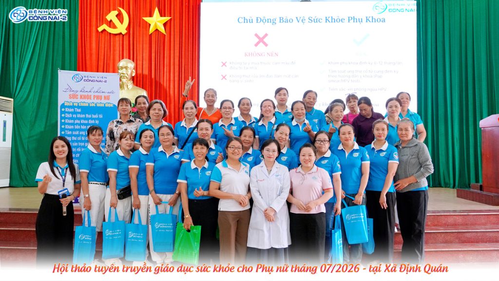 Hội thảo giáo dục sức khỏe phụ nữ tại xã Định Quán