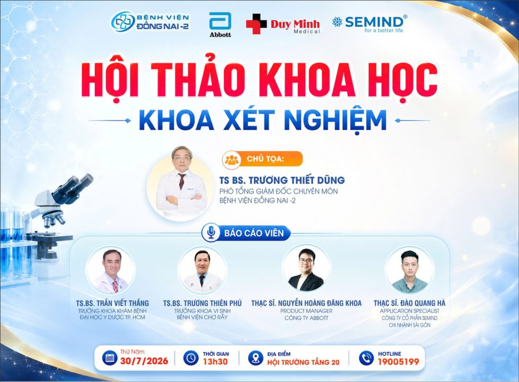 Hội thảo Khoa học Khoa Xét nghiệm tại Bệnh viện Đồng Nai -2
