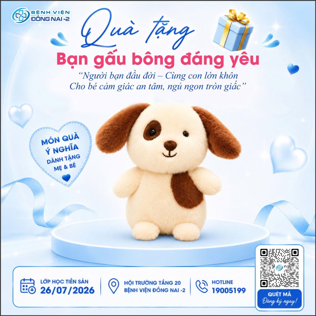 Quà tặng khi tham gia Lớp học tại Bệnh viện Đồng Nai -2 