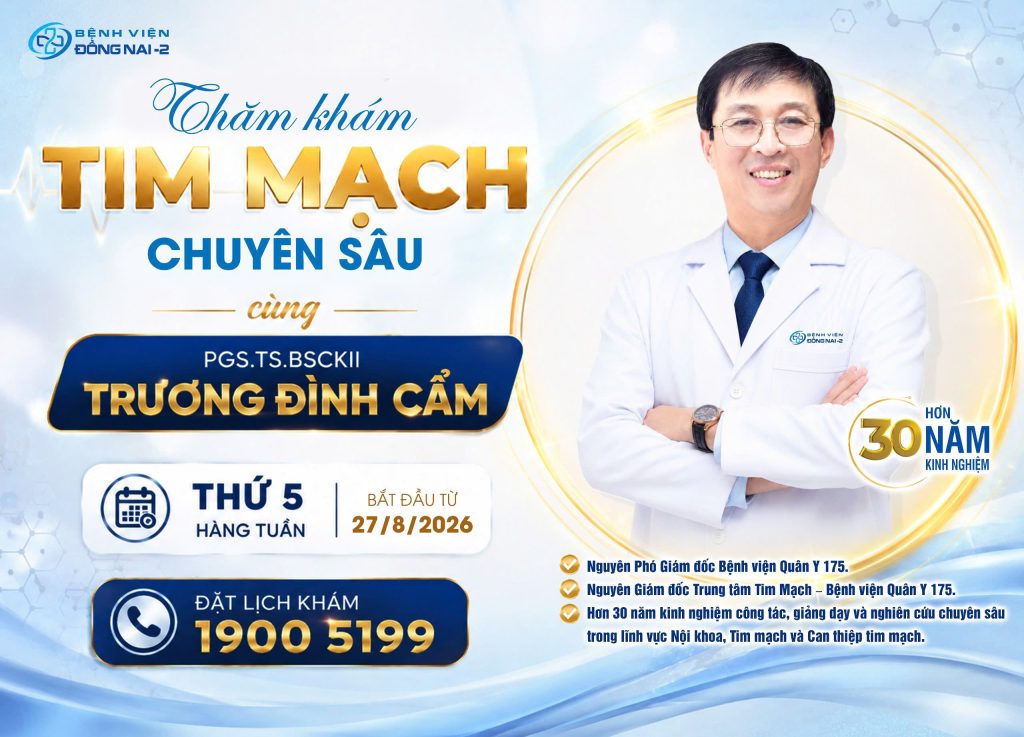 Khám Tim Mạch Chuyên Sâu | PGS.TS.BSCKII Trương Đình Cẩm