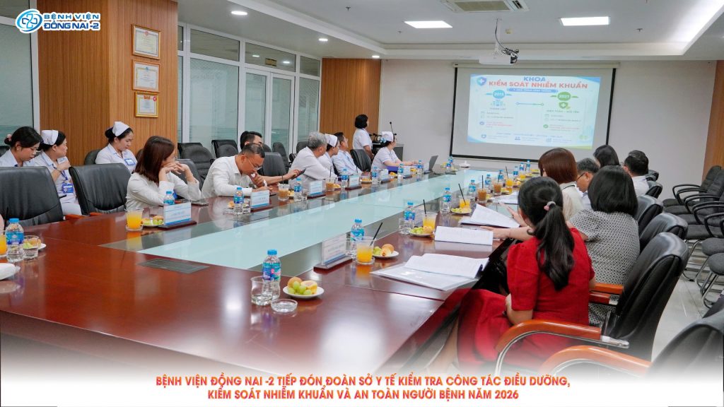 Đoàn Sở Y tế kiểm tra công tác kiểm soát nhiễm khuẩn tại Bệnh viện Đồng Nai -2 năm 2026.
