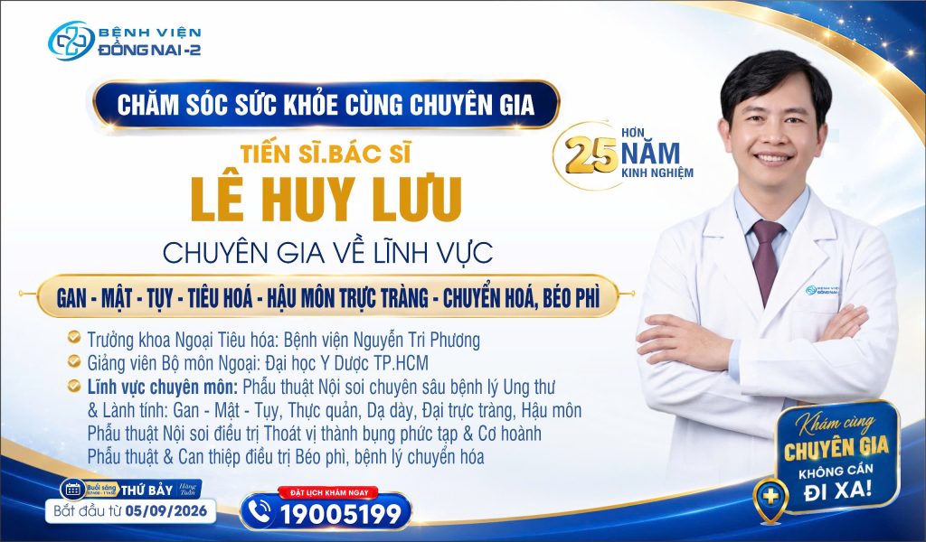 Chuyên gia Gan Mật Tụy - Tiêu Hóa | Tiến Sĩ Bác sĩ Lê Huy Lưu