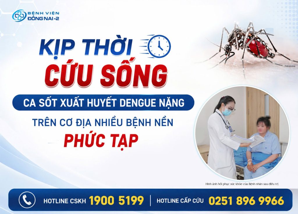 Sốt xuất huyết Dengue nặng trên bệnh nhân nhiều bệnh nền