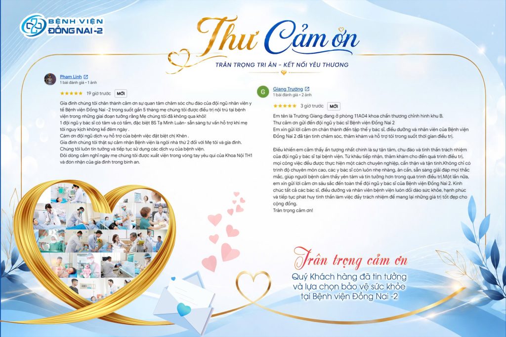 Bệnh viện Đồng Nai -2 – Mỗi lời cảm ơn là một động lực