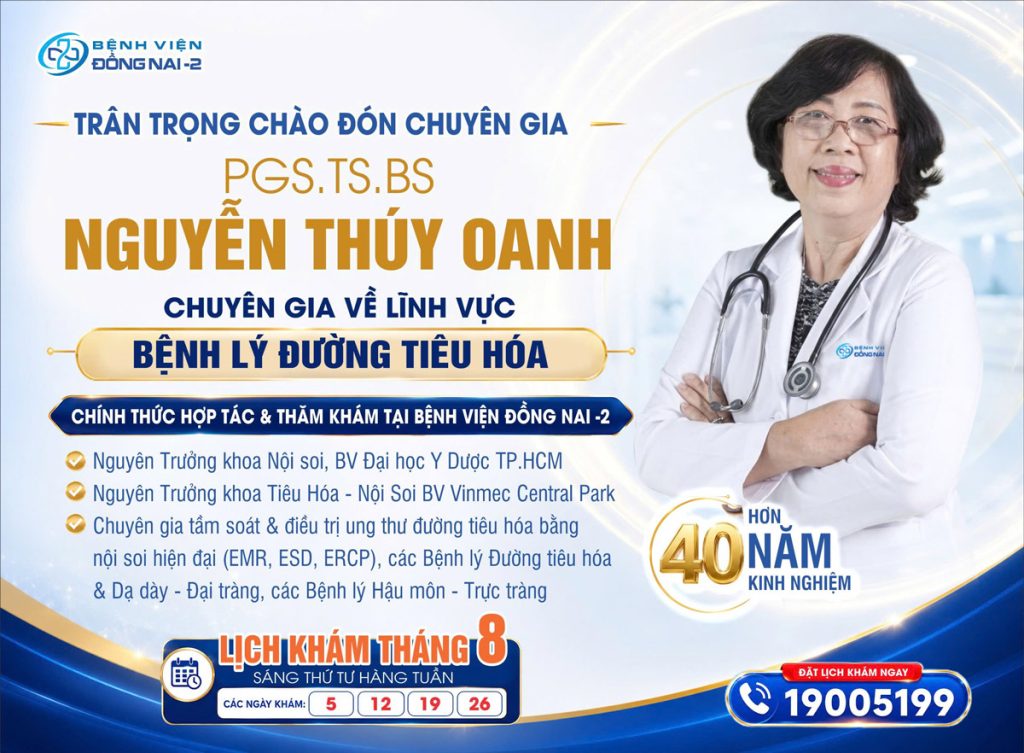 Chuyên gia Bệnh lý Đường tiêu hóa tại Bệnh viện Đồng Nai -2