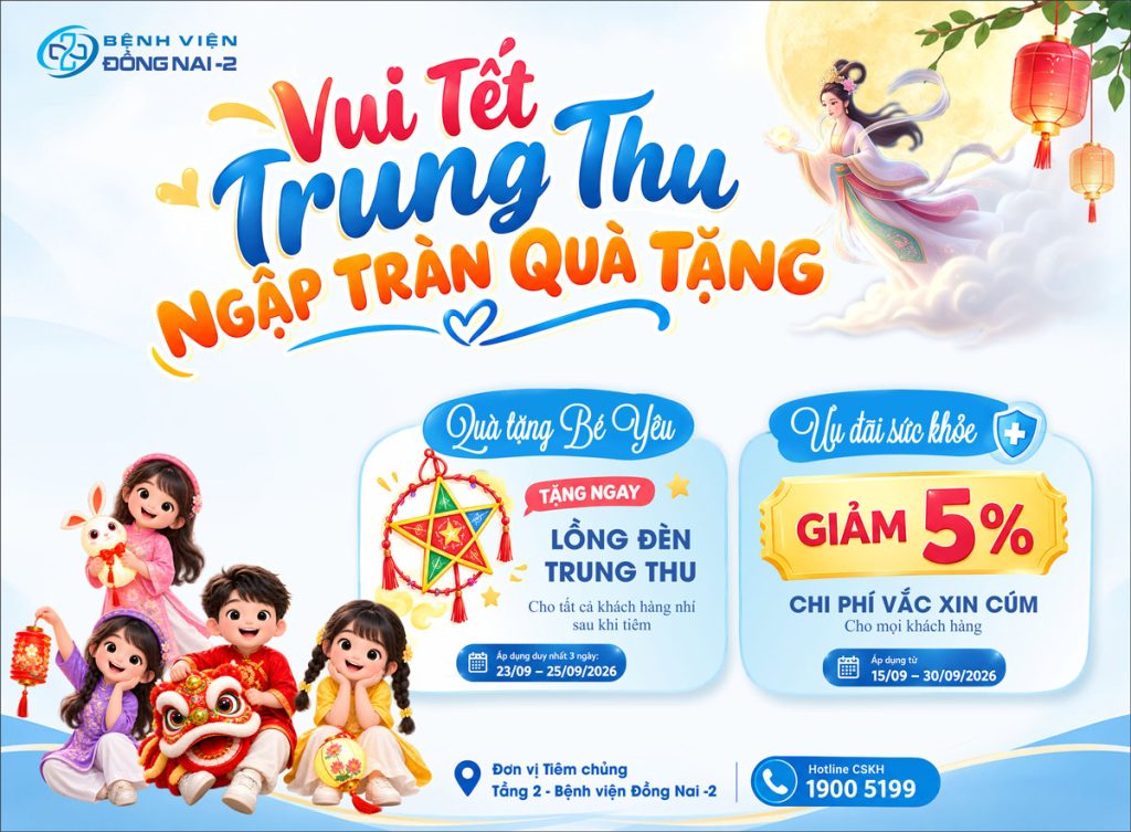 Tiêm chủng Trung thu – Nhận quà, ưu đãi vắc xin Cúm