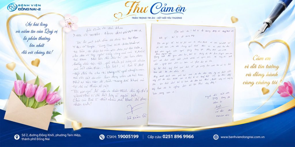 Những tình cảm gửi lại sau hành trình chăm sóc tại Bệnh viện Đồng Nai -2