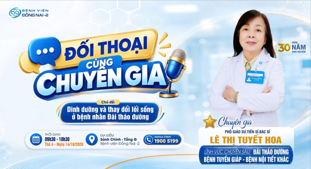 Đối thoại cùng chuyên gia: Dinh dưỡng & đái tháo đường
