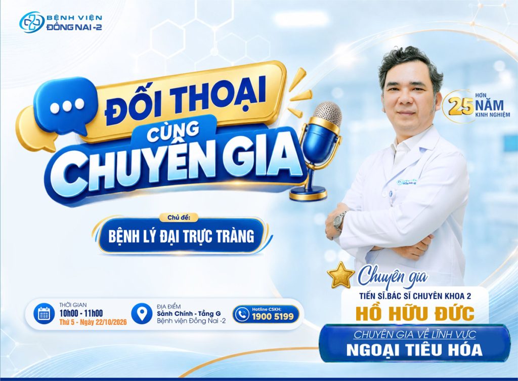 Đối thoại cùng chuyên gia: Bệnh lý đại trực tràng