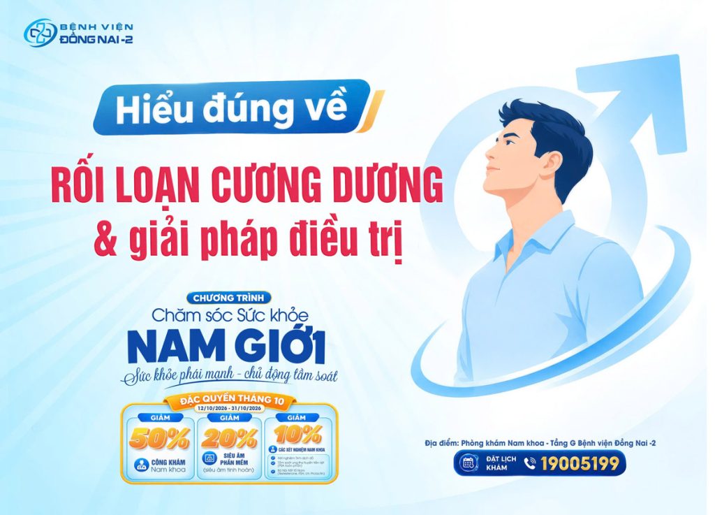 Hiểu đúng về rối loạn cương dương: Nguyên nhân và cách điều trị